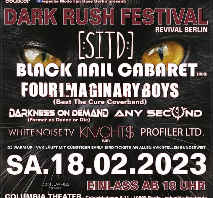 Dark Rush Festival Columbia Theater Berlin